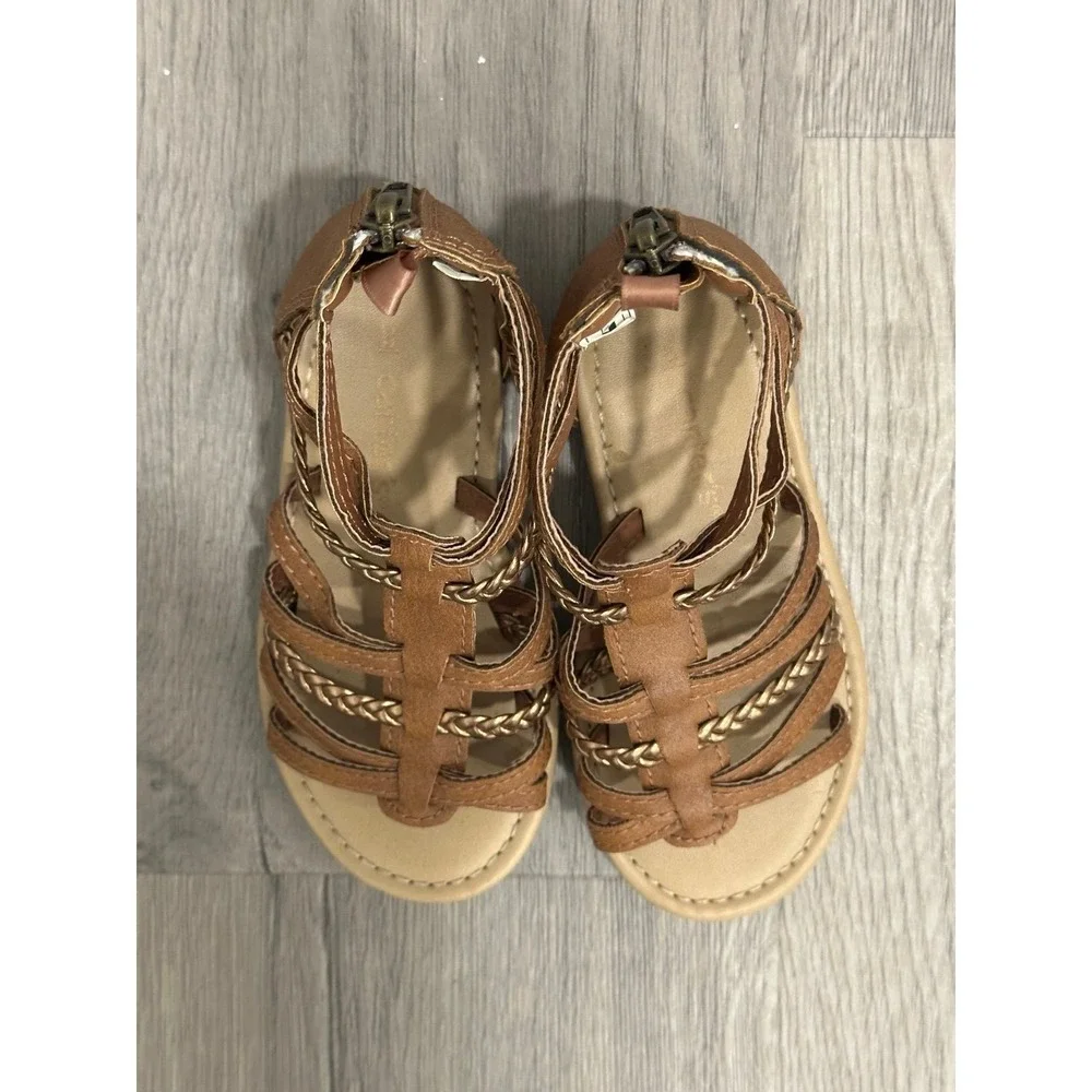 Carter toddler girl Eliana Braided Strap Sandals, size 8 - Picture 2 of 7